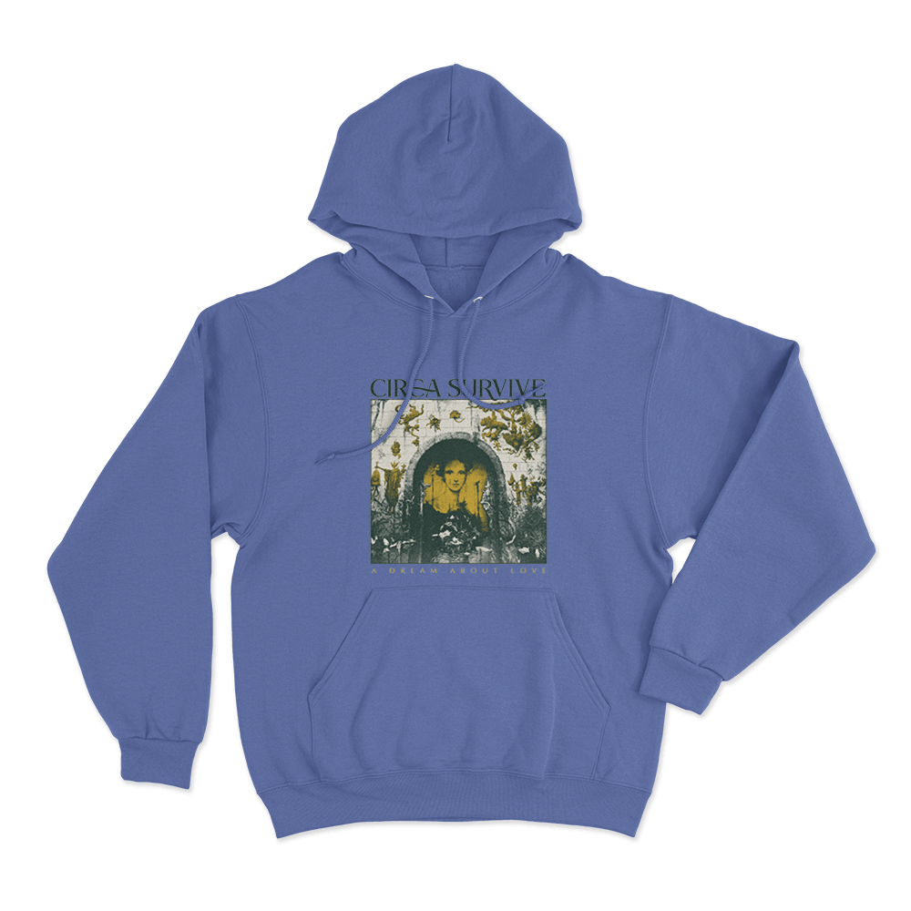 Boxed Cover Unisex Hoodie Blue Boxed Cover Unisex Hoodie Blue
