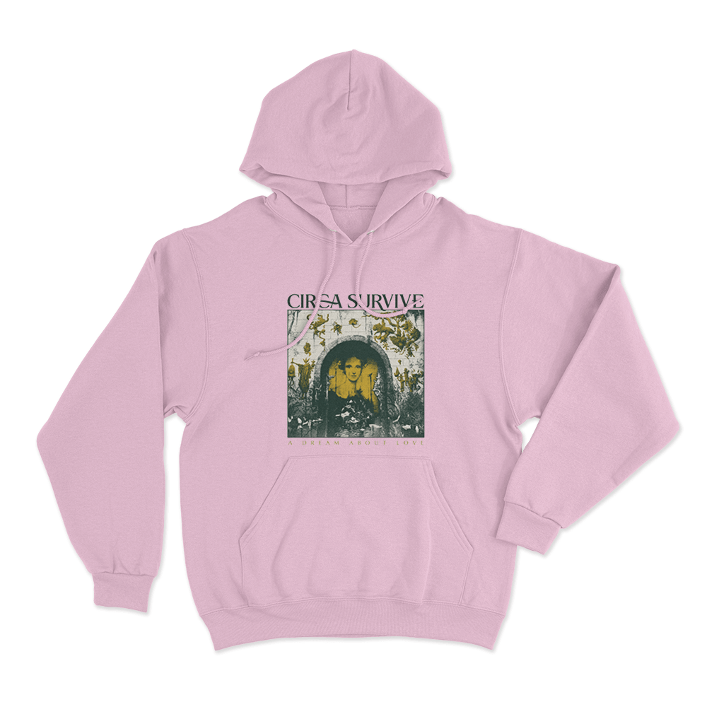 Boxed Cover Unisex Hoodie Pink Boxed Cover Unisex Hoodie Pink