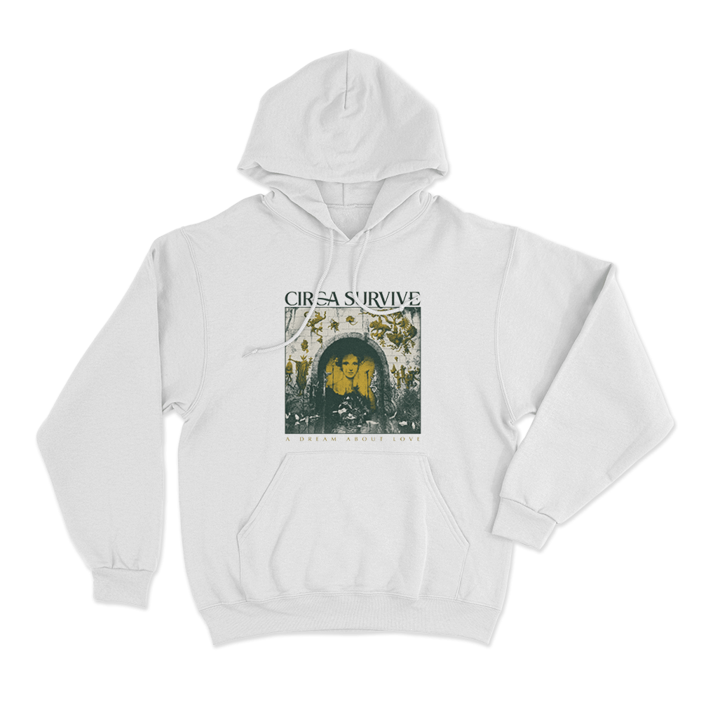 Boxed Cover Unisex Hoodie White Boxed Cover Unisex Hoodie White