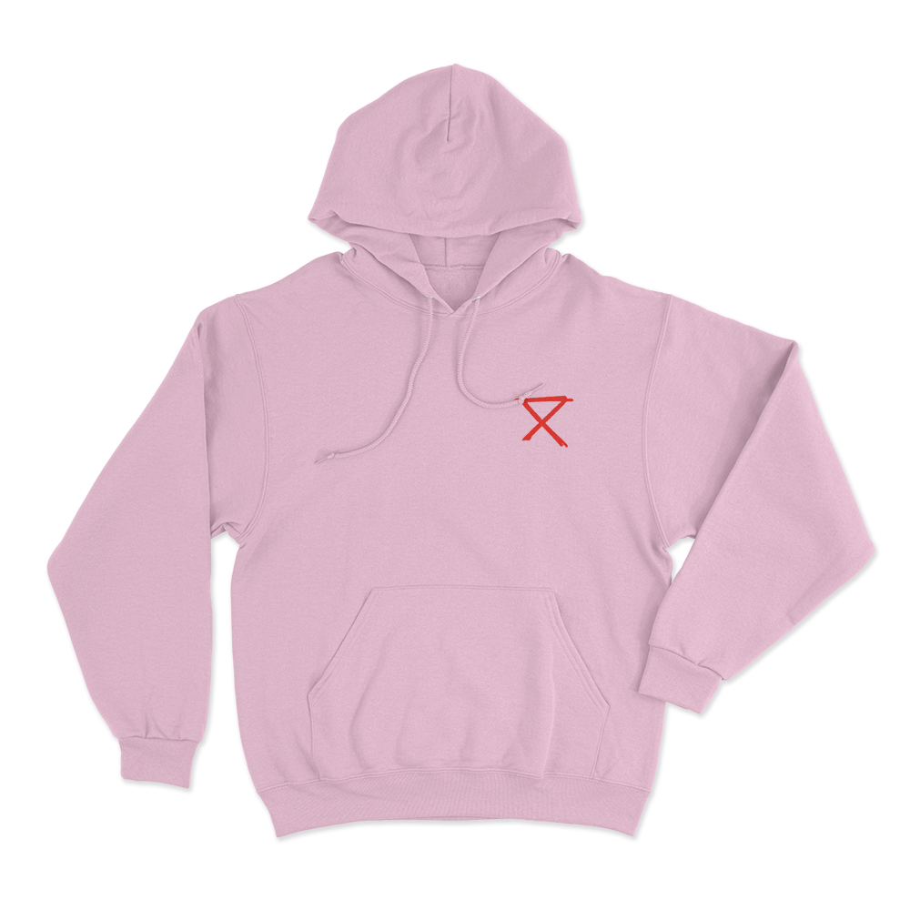 Circa Survive Logo Unisex Hoodie Pink Circa Survive Logo Unisex Hoodie Pink