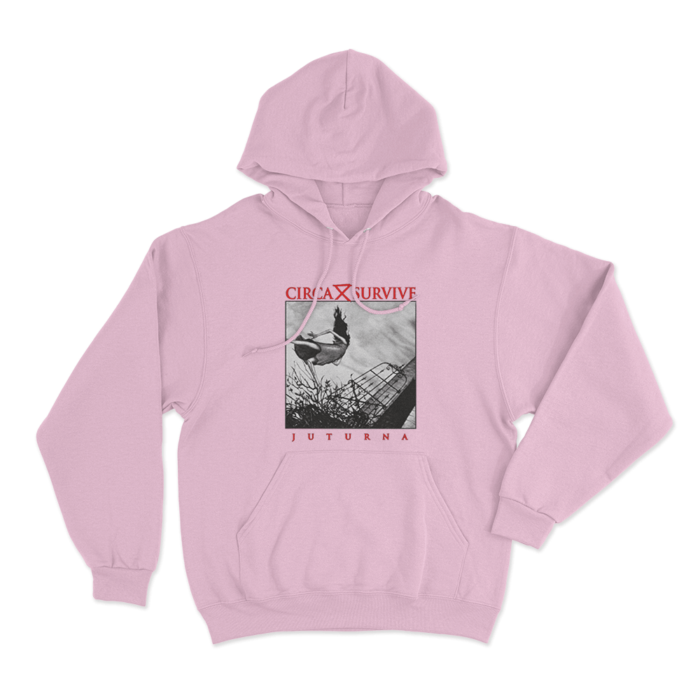 Juturna Unisex Hoodie Pink Juturna Unisex Hoodie Pink