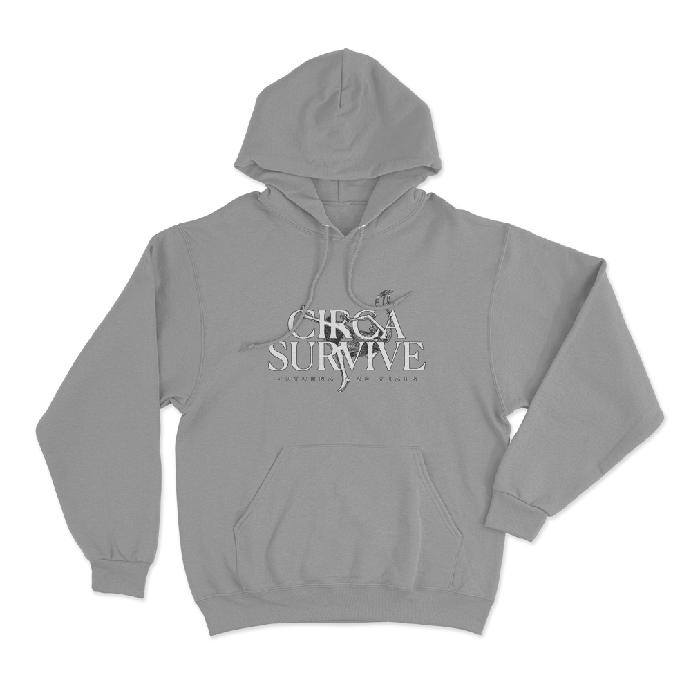 Juturna20 Unisex Hoodie Grey Juturna20 Unisex Hoodie Grey