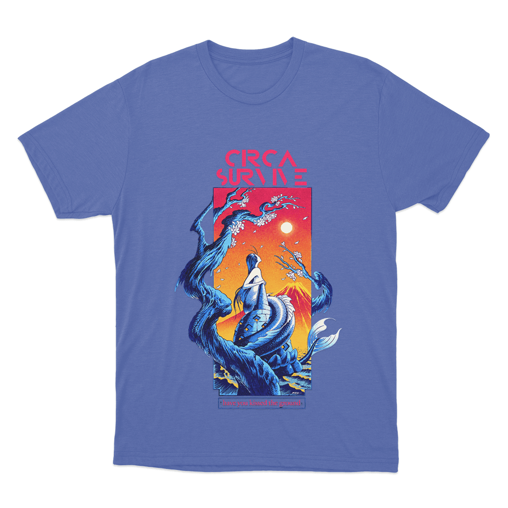 Kissed the Ground Unisex T Shirt Blue Kissed the Ground Unisex T Shirt Blue