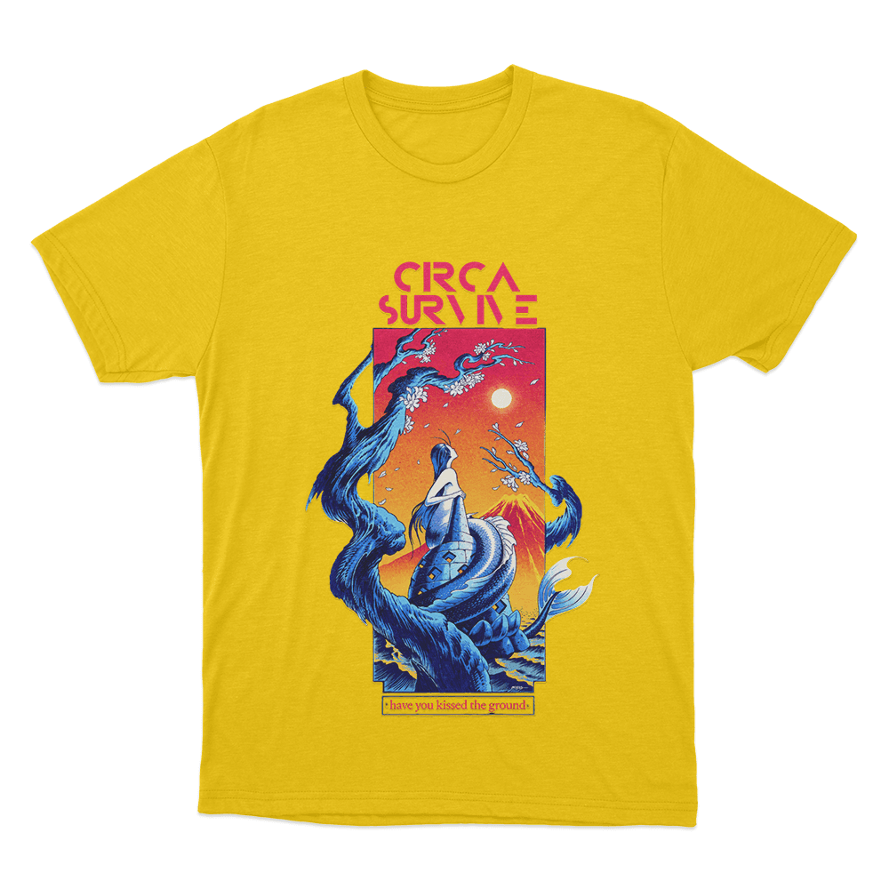 Kissed the Ground Unisex T Shirt Yellow Kissed the Ground Unisex T Shirt Yellow