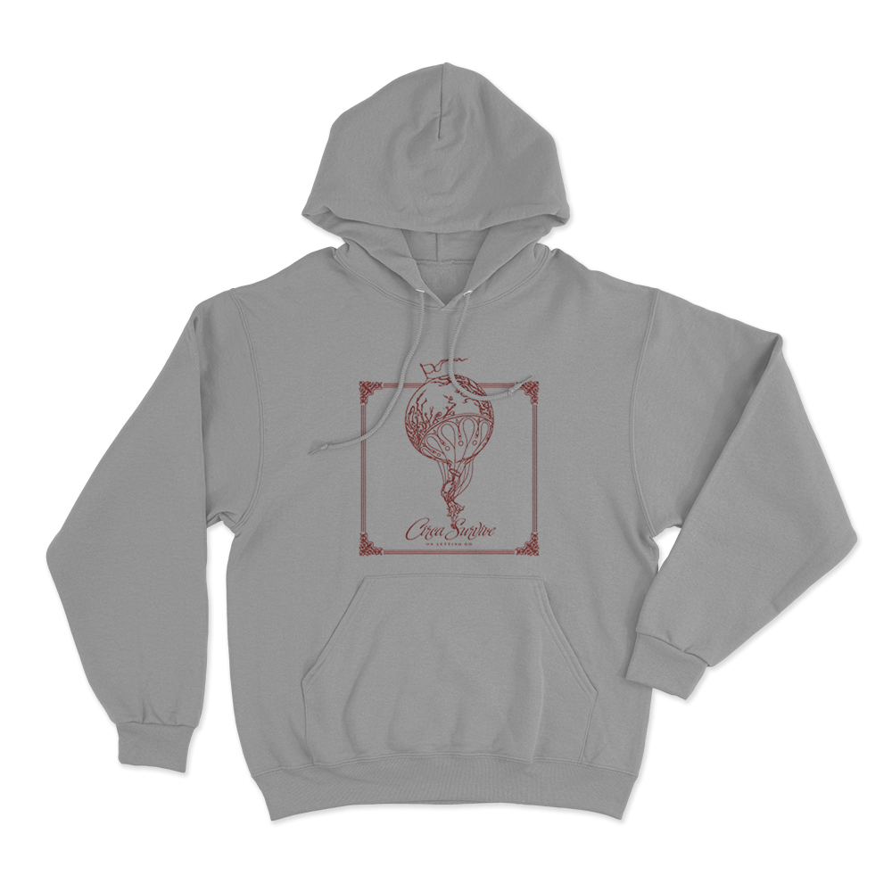 On Letting Go Unisex Hoodie Grey On Letting Go Unisex Hoodie Grey