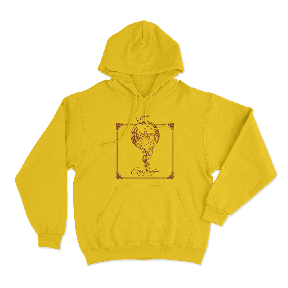 On Letting Go Unisex Hoodie Yellow On Letting Go Unisex Hoodie Yellow