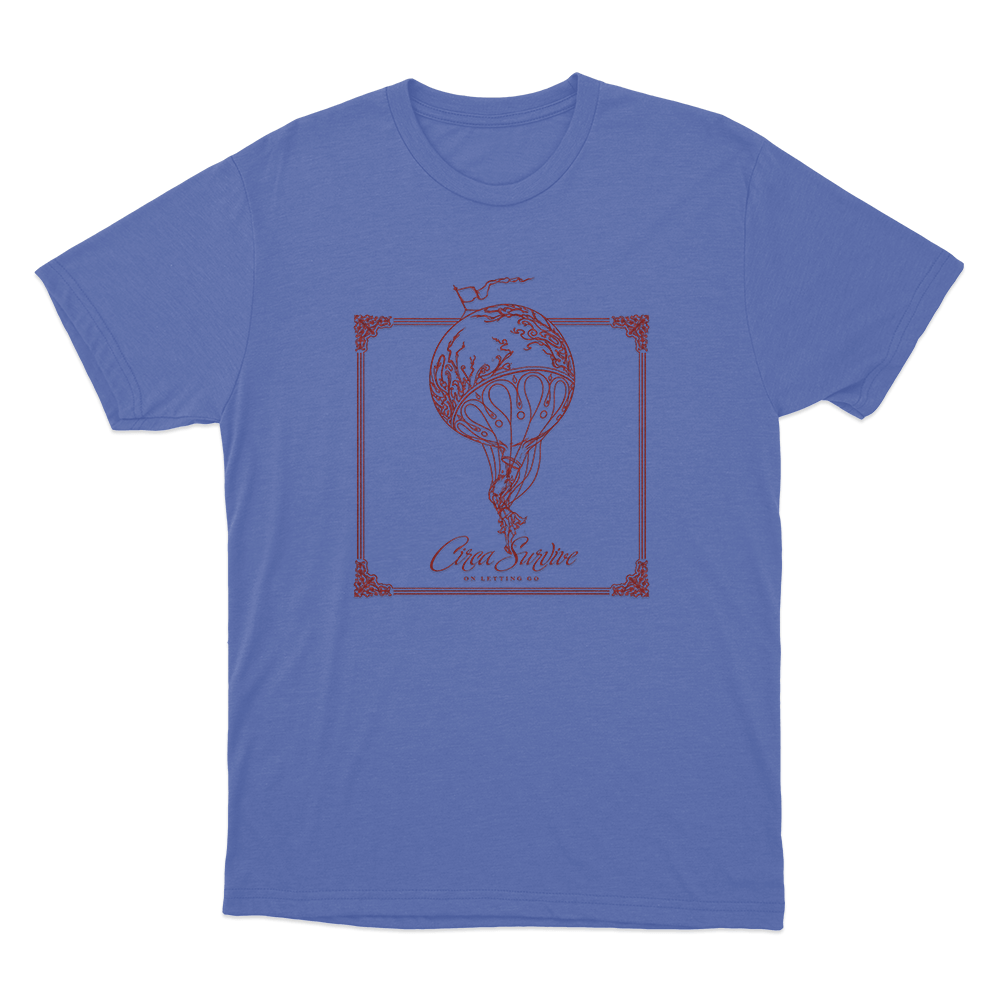 On Letting Go Unisex T Shirt Blue On Letting Go Unisex T Shirt Blue
