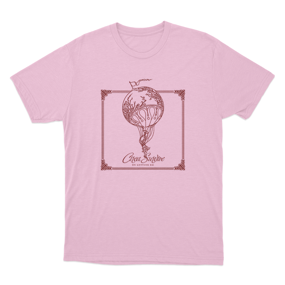 On Letting Go Unisex T Shirt Pink On Letting Go Unisex T Shirt Pink