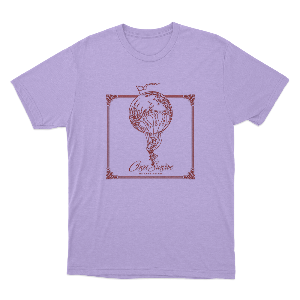 On Letting Go Unisex T Shirt Purple On Letting Go Unisex T Shirt Purple