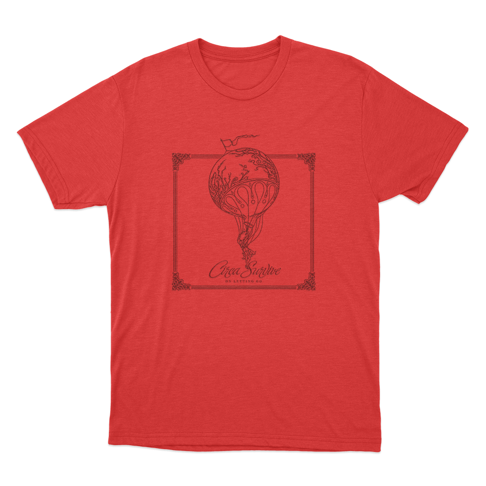 On Letting Go Unisex T Shirt Red On Letting Go Unisex T Shirt Red
