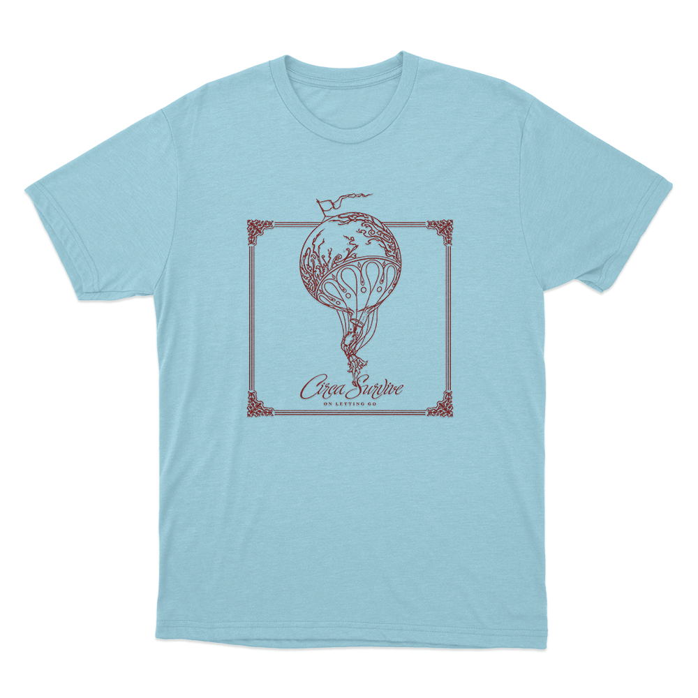On Letting Go Unisex T Shirt Sky Blue On Letting Go Unisex T Shirt Sky Blue